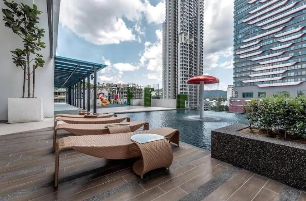 Apartmán 2Br 4Pax Reizz Residences Jalan Ampang With Balcony And City Views Malajsie